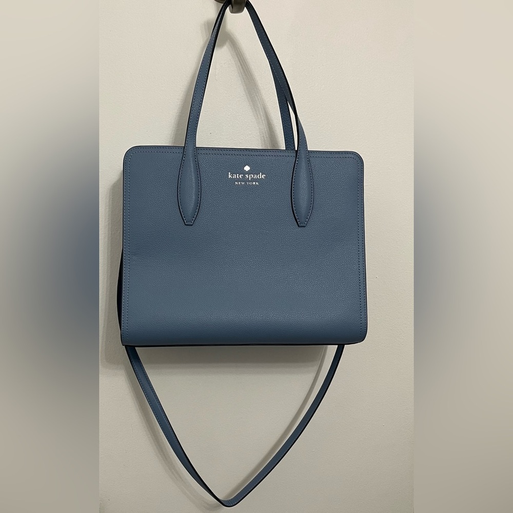 Brand: Kate Spade; Item: Women’s Shoulder Purse Zipper & 2 Pockets; Color: Blue